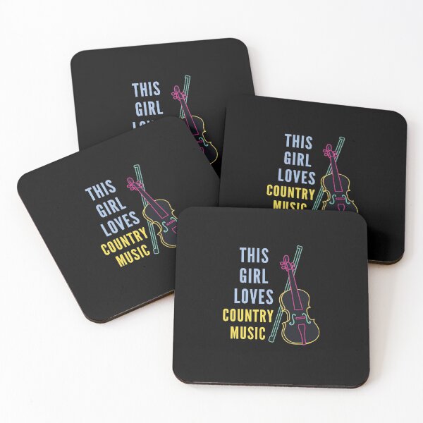 Item preview, This Girl Loves Country Music designed and sold by WholesumArt.