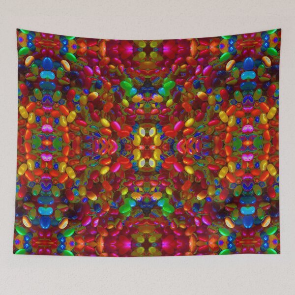 Item preview, Retro Hippie Dayglo Jelly Beans designed and sold by jeff-jones.