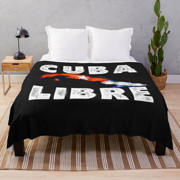 Aperçu de l'œuvre Cuba Libre Gratuit Cuba Viva Cuba Libre Patria Y Vida Drapeau Cuba, créée et vendue par Teimlah.