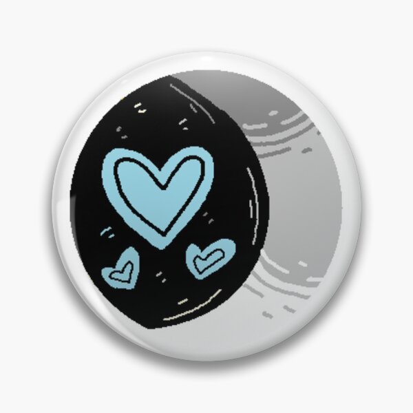 Item preview, LGBTQ Demiboy Pride Moon & Hearts designed and sold by doeblush.
