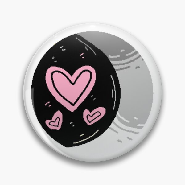 Item preview, Copy of LGBTQ Demigirl Pride Moon & Hearts designed and sold by doeblush.