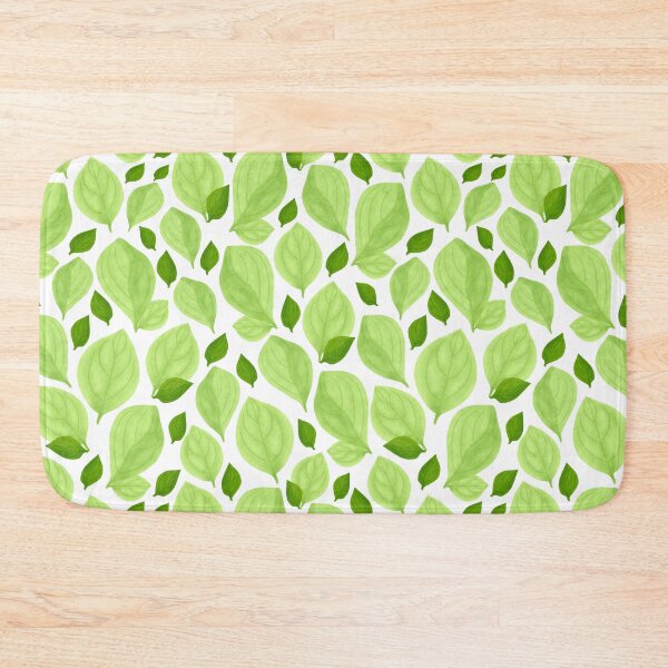 Item preview, Green Basil Leaf Pattern designed and sold by OneLook.