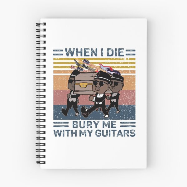 Item preview, When I Die Bury Me With My Guitars designed and sold by shlebah.