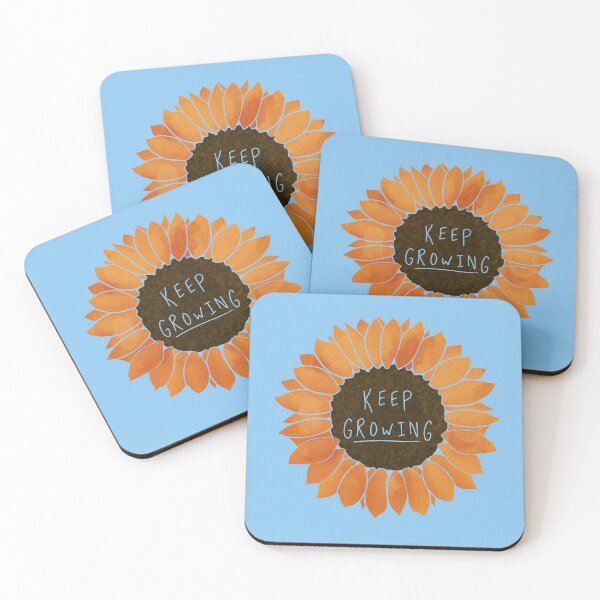 Item preview, KEEP GROWING - SUNFLOWER designed and sold by goblinbabe.