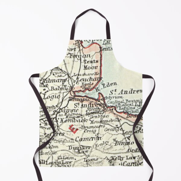 Item preview, ST ANDREWS & surrounding area map 1899 designed and sold by yourscotland.