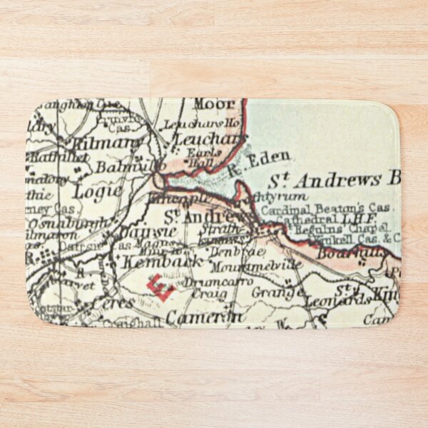 Item preview, ST ANDREWS & surrounding area map 1899 designed and sold by yourscotland.