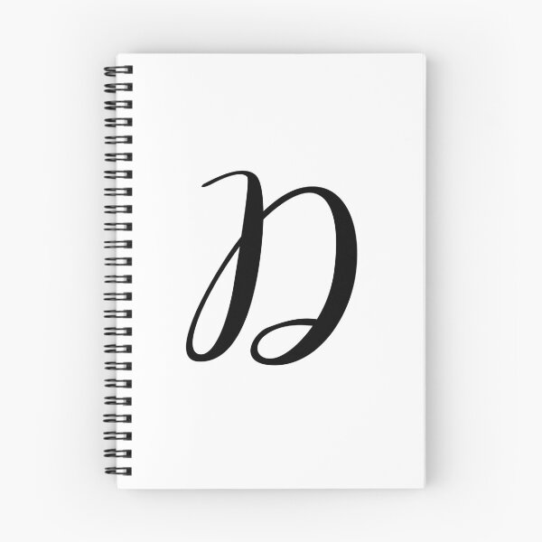 Item preview, Italic Monogram Letter D designed and sold by JustSeasons.