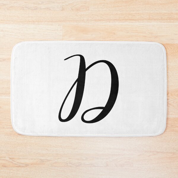 Item preview, Italic Monogram Letter D designed and sold by JustSeasons.
