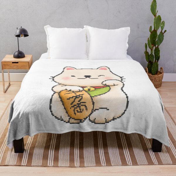 Item preview, Pixel lucky cat designed and sold by Trendy Merch 90.