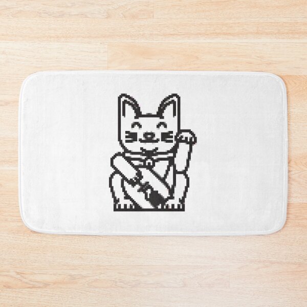 Item preview, Pixel lucky cat designed and sold by Trendy Merch 90.