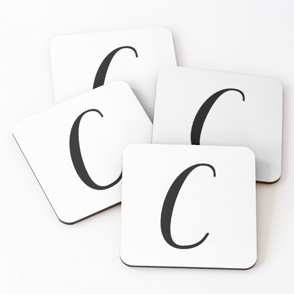 Item preview, Italic Monogram Letter C designed and sold by JustSeasons.