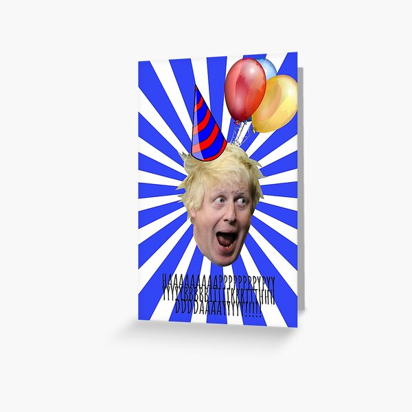 Item preview, funny Boris Johnson birthday designed and sold by Cool Stuff Galore.