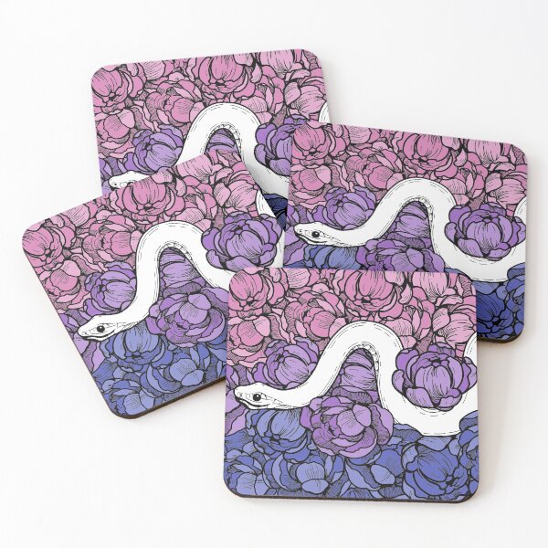 Item preview, Bisexual Pride Floral Snake Design designed and sold by izzychar.
