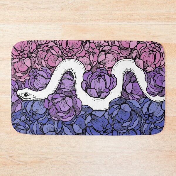 Item preview, Bisexual Pride Floral Snake Design designed and sold by izzychar.