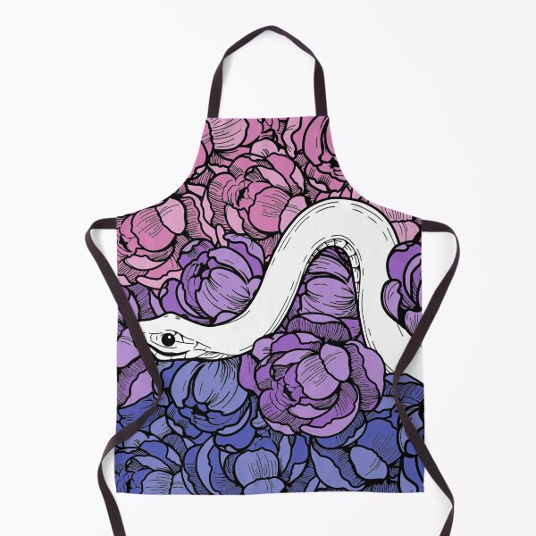 Item preview, Diseño de serpiente floral del orgullo bisexual designed and sold by izzychar.