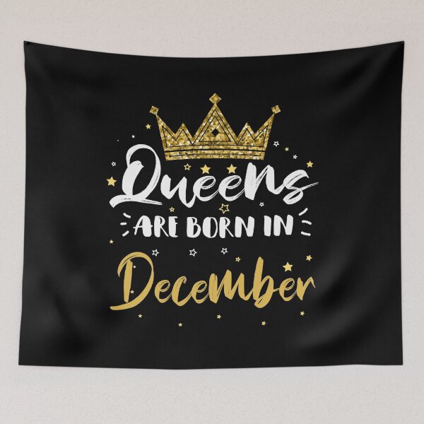 Item preview, Queens are born in December designed and sold by meedTee.