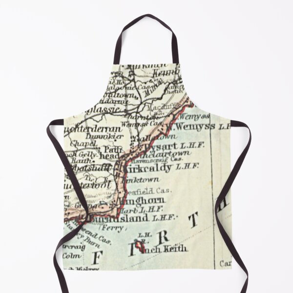 Item preview, KIRKCALDY & surrounding area map 1899 designed and sold by yourscotland.
