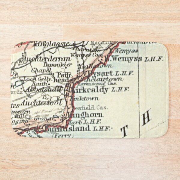 Item preview, KIRKCALDY & surrounding area map 1899 designed and sold by yourscotland.