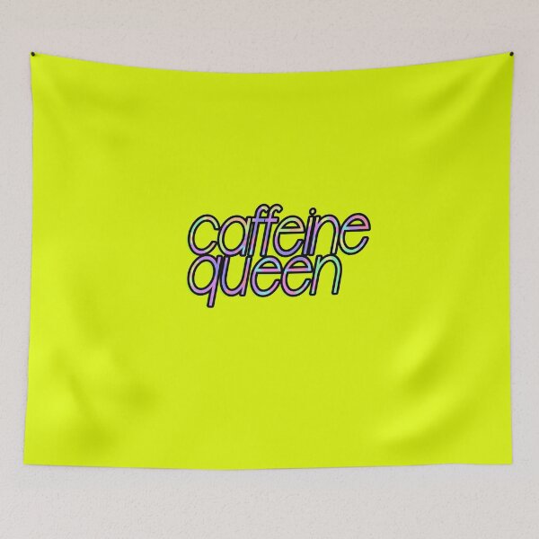 Item preview, Caffeine Queen Coffee Lover Sticker designed and sold by Creative Brat Design Studio.