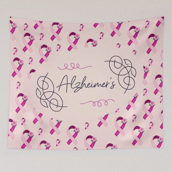 Item preview, Alzheimer’s Awareness, Alzheimer’s Ribbon Pattern designed and sold by AnsDesigns.