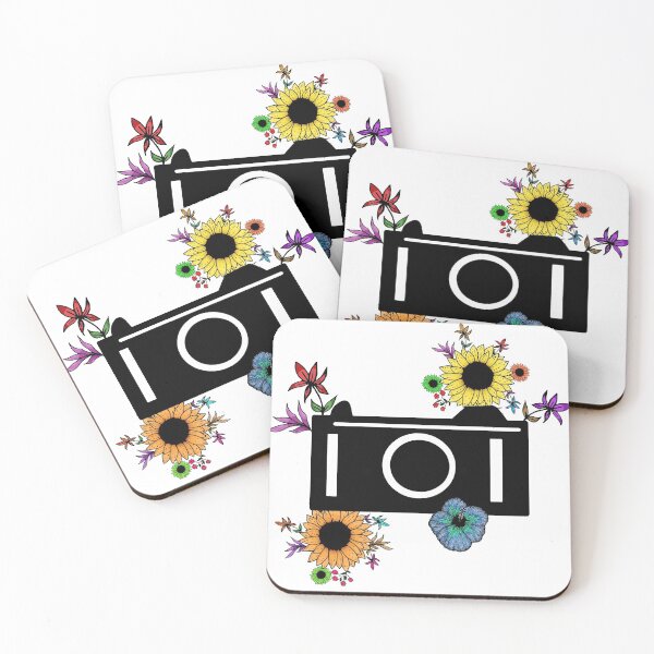 Item preview, Camera with flowers designed and sold by hvasilevshop.