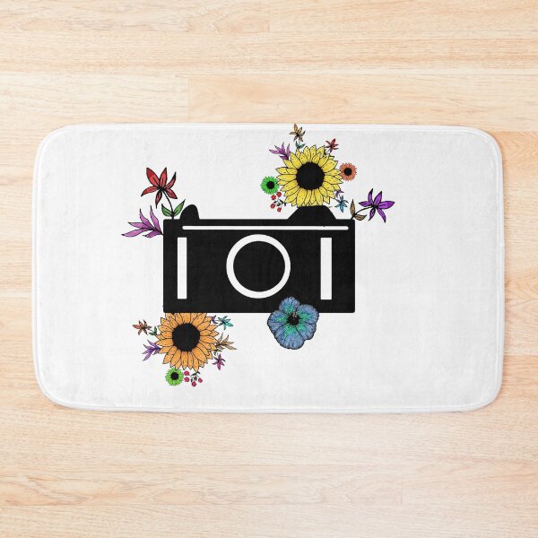 Item preview, Camera with flowers designed and sold by hvasilevshop.