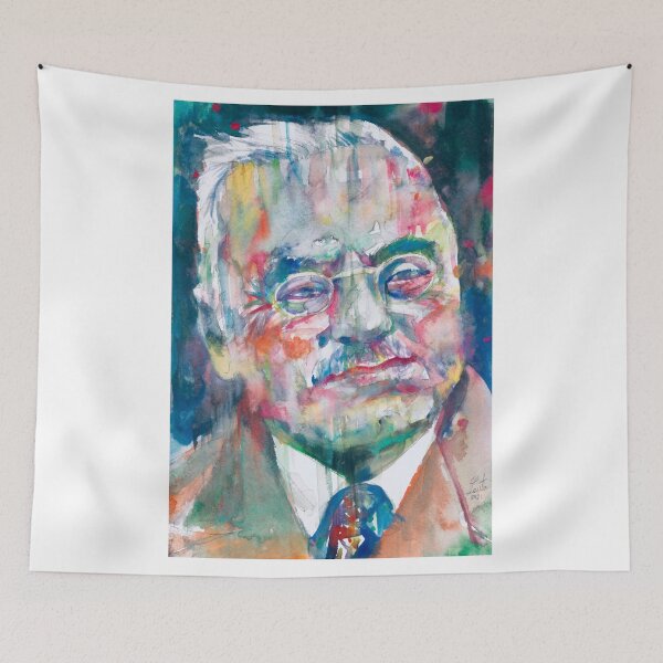 Item preview, ALFRED ADLER - watercolor portrait .3 designed and sold by lautir.