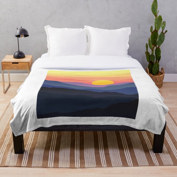 Item preview, Sunset Mountains Landscape designed and sold by Xoox Art.