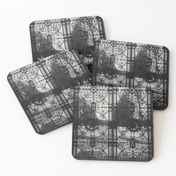 Item preview, Black and White Balcony Architecture Ornament in Oslo, Norway  designed and sold by LaceySkies.