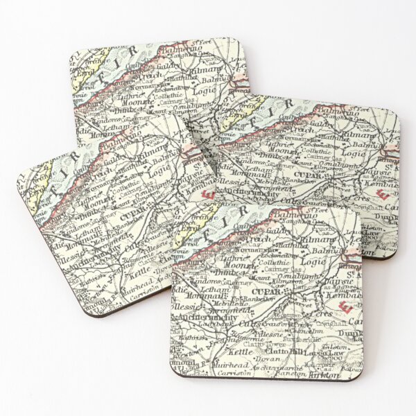 Item preview, CUPAR & surrounding area map 1899 designed and sold by yourscotland.