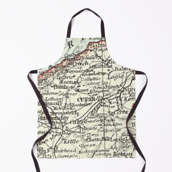 Item preview, CUPAR & surrounding area map 1899 designed and sold by yourscotland.