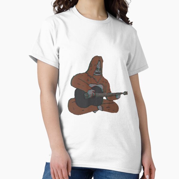Item preview, The Big Lez Show Sassy Trippy Druggo Guitar T-Shirt Mask Best Seller designed and sold by J Electro  AI Art.