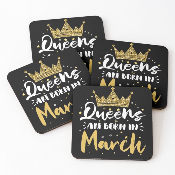 Item preview, Queens are born in March designed and sold by meedTee.