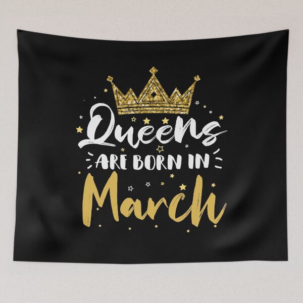 Item preview, Queens are born in March designed and sold by meedTee.
