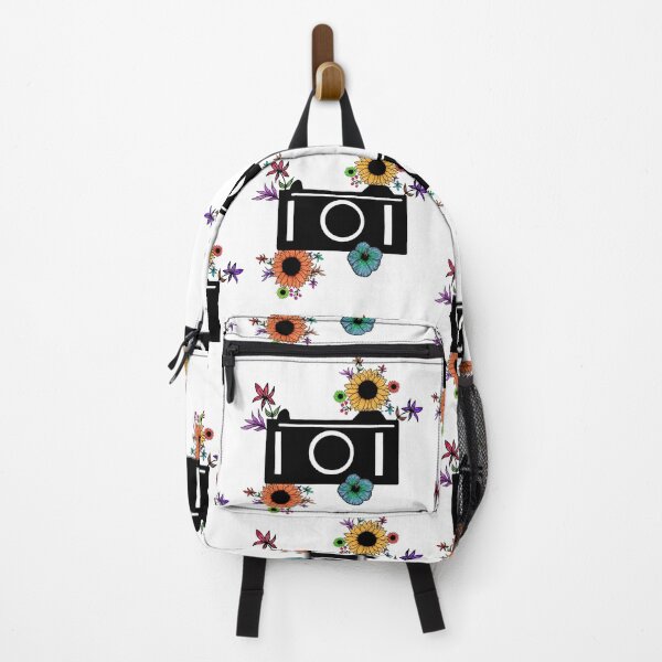 Item preview, Colorful flowers with camera designed and sold by hvasilevshop.