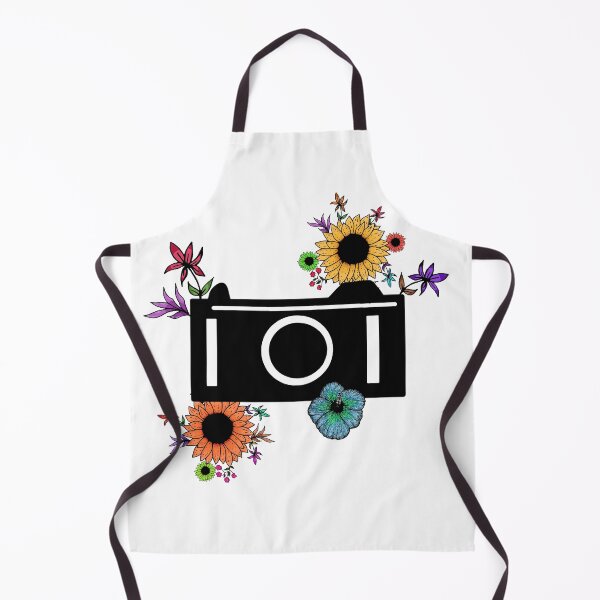 Item preview, Colorful flowers with camera designed and sold by hvasilevshop.