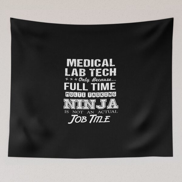 Item preview, Medical Lab Tech T Shirt - Multitasking Ninja Job Gift Item Tee designed and sold by ribbinjunk.
