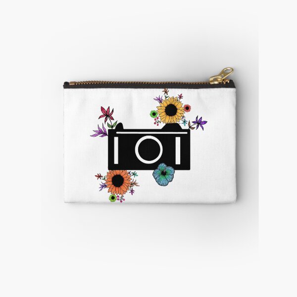 Item preview, Colorful flowers with camera designed and sold by hvasilevshop.