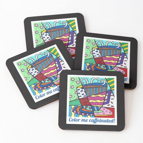 Item preview, Color me caffeinated! designed and sold by Art by Amy Panfalone.