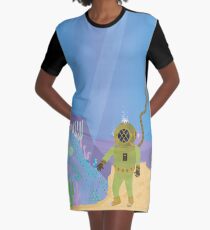 Hidden Treasure of the Deep Graphic T-Shirt Dress