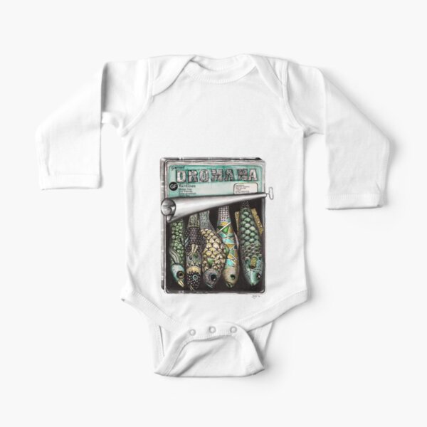 Gourmet sardines Long Sleeve Baby One-Piece
