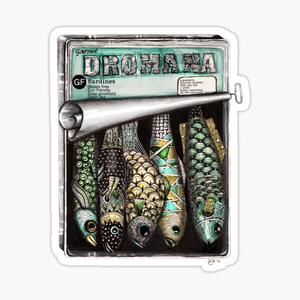 Gourmet sardines Sticker