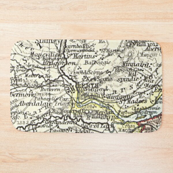 Item preview, PERTH & surrounding area map 1899 designed and sold by yourscotland.