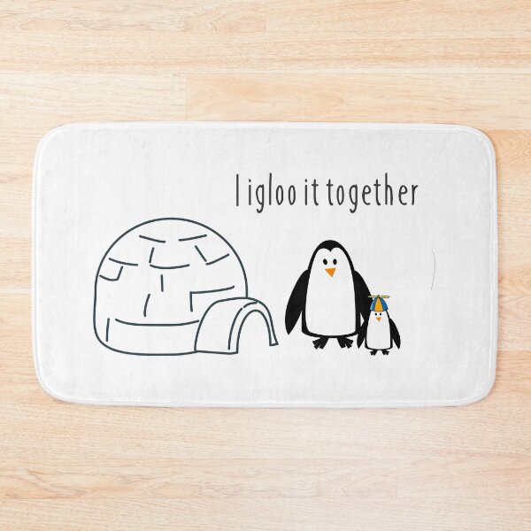 Item preview, I Igloo it Together, Funny Penguin  designed and sold by TopVision.
