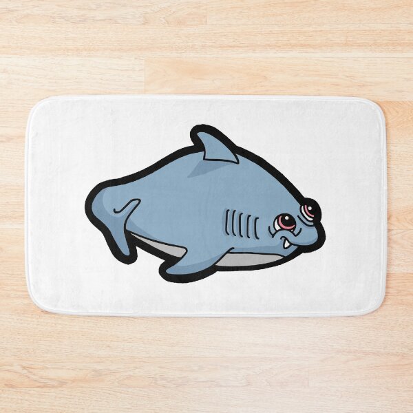 Item preview, Cute Swimming Shark  designed and sold by DaDoodledrawing.