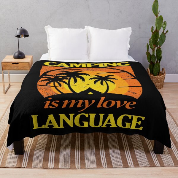Item preview, Camping is my love language designed and sold by nellylebrun.