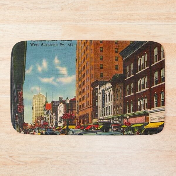Item preview, Hamilton St Allentown PA 1944, Center City, Downtown, Hess]s, Americus Hotel, Soldier's and Sailors, Lehigh County, Mack Trucks,  designed and sold by Nostrathomas66.