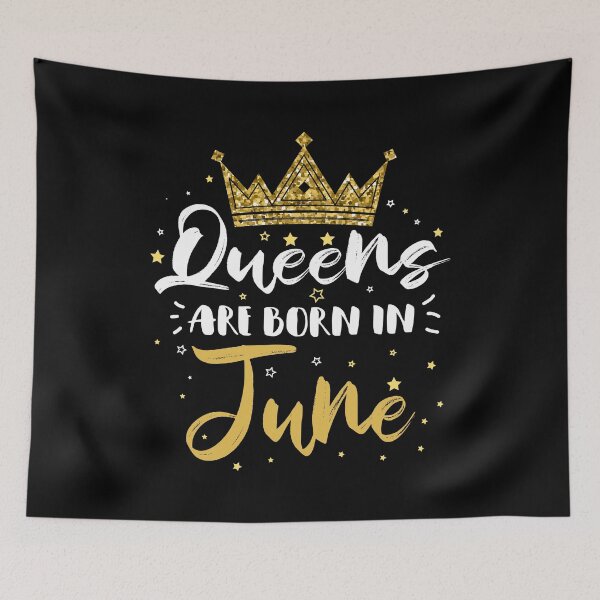 Item preview, Queens are born in June designed and sold by meedTee.