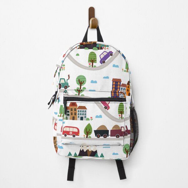 Artikelvorschau, Baby Boy Transport in the City Pattern City entworfen und verkauft von Melissify.