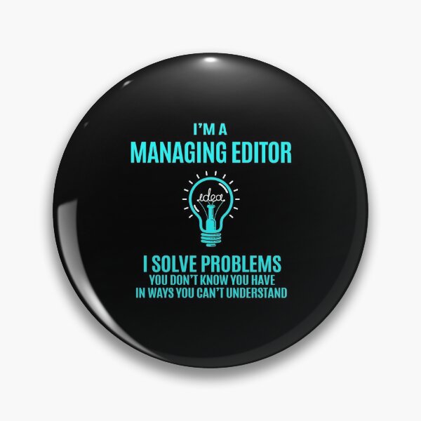 Item preview, Managing Editor T Shirt - I Solve Problems Gift Item Tee designed and sold by emorestste.